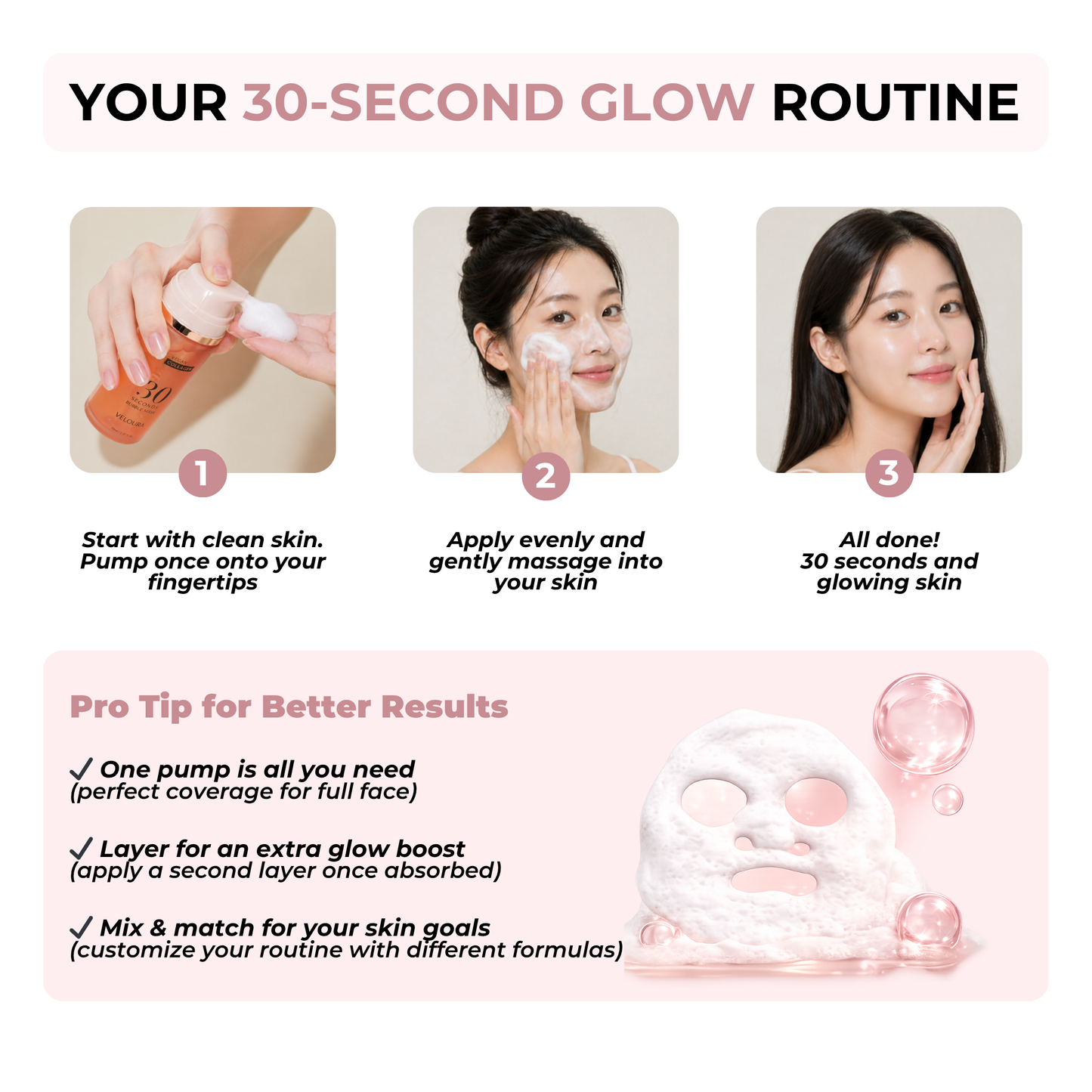 Veloura™ 30 Seconds Bubble Mask